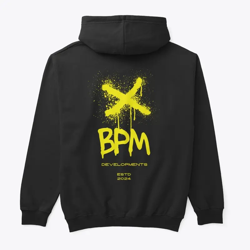 BPM X Edition Yellow Logo Hoodie