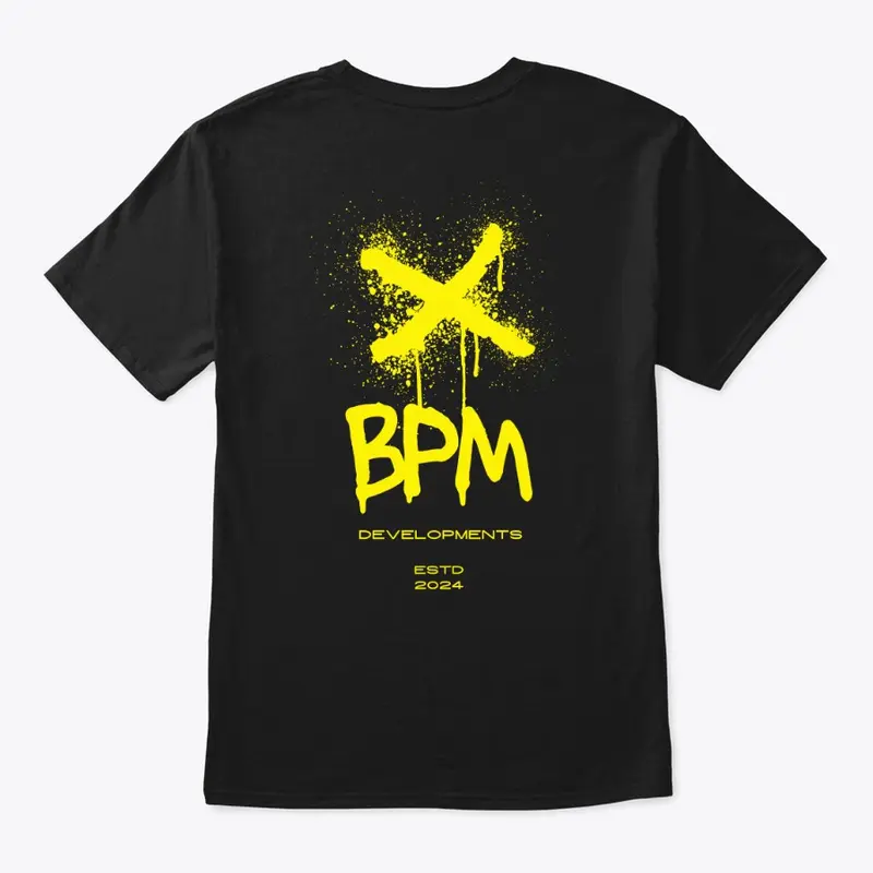 BPM X Edition Yellow Logo T-Shirt